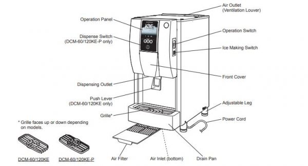 hoshizaki dcm 60ke